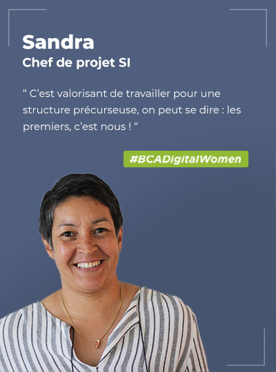 Sandra COLLOMB, Chef de projet SI
